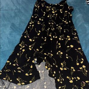 art class Black Floral Jumpsuit